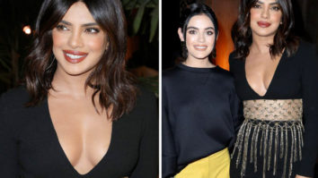 New York Fashion Week: Priyanka Chopra sizzles in beaded black Oscar De La Ranta dress, strikes a pose with Lucy Hale