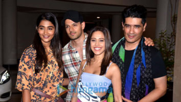 Photos: Pooja Hegde, Nushrat Bharucha and Sooraj Pancholi spotted at Manish Malhotra’s residence