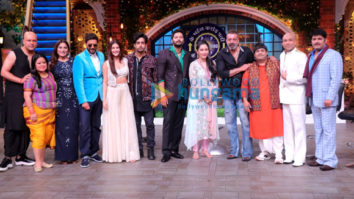 Photos: Prassthanam team snapped on sets of The Kapil Sharma Show promoting their film