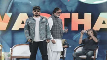 Amitabh Bachchan grooves to the tune of rapper Naezy at Banega Swasth India