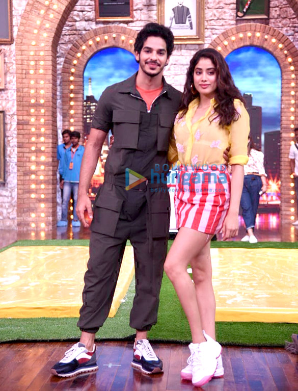 Photos: Ishaan Khatter and Janhvi Kapoor snapped on sets of Maniesh Paul’s show Photos: Ishaan Khatter and Janhvi Kapoor snapped on sets of Maniesh Paul’s show