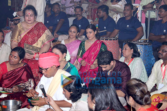 Photos: Kajol snapped with mom Tanuja celebrating Durja Puja Photos: Kajol snapped with mom Tanuja celebrating Durja Puja