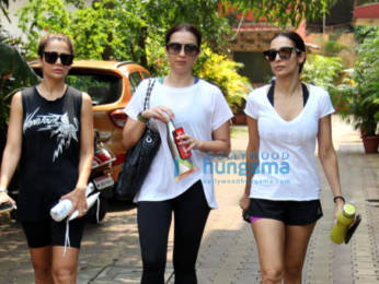 Photos: Malaika Arora, Seema Khan, Amrita Arora snapped post yoga session