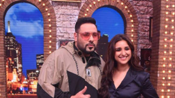 Photos: Badshah and Parineeti Chopra snapped on the sets of the show Movie Masti