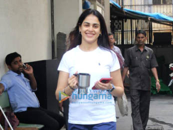 Photos: Shahid Kapoor and Genelia D'Souza snapped at the gym