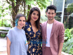 Photos: Priyanka Chopra Jonas, Rohit Saraf & Shonali Bose promote The Sky Is Pink in Delhi Photos: Priyanka Chopra Jonas, Rohit Saraf & Shonali Bose promote The Sky Is Pink in Delhi