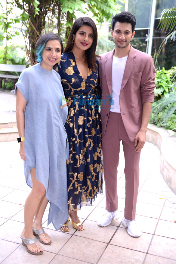 Photos: Priyanka Chopra Jonas, Rohit Saraf & Shonali Bose promote The Sky Is Pink in Delhi Photos: Priyanka Chopra Jonas, Rohit Saraf & Shonali Bose promote The Sky Is Pink in Delhi