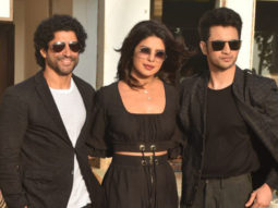 Priyanka Chopra Jonas, Rohit Saraf and Farhan Akhtar snapped promoting their film The Sky Is Pink Priyanka Chopra Jonas, Rohit Saraf and Farhan Akhtar snapped promoting their film The Sky Is Pink