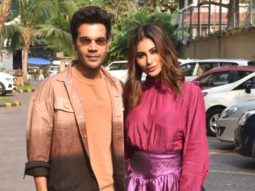 Rajkummar Rao and Mouni Roy spotted promoting film Made In China at Juhu