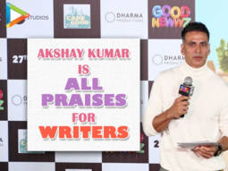 Akshay Kumar: “Mere hisaab se Directors se bhi BADE Writers hote hai” | Good Newwz Trailer Launch Akshay Kumar: “Mere hisaab se Directors se bhi BADE Writers hote hai” | Good Newwz Trailer Launch