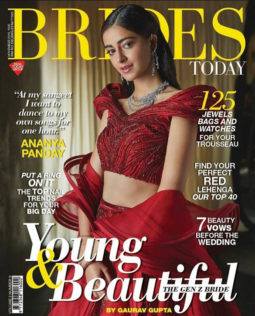 Ananya Panday on the cover of Brides Today