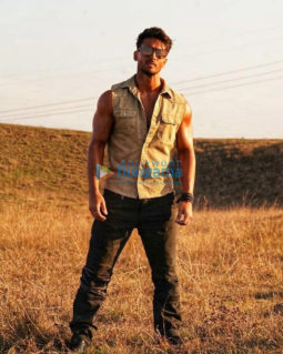 on the sets of the movie Baaghi 3