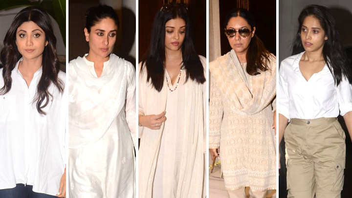 Bollywood Celebs Reach Manish Malhotra’s House For Condolance