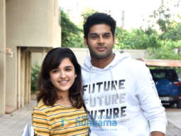 Photos: Abhimanyu Dassani and Shirley Setia snapped at Sabbir Khan’s office