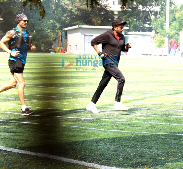 Photos: Anil Kapoor spotted at Jamnabai ground in Juhu Photos: Anil Kapoor spotted at Jamnabai ground in Juhu