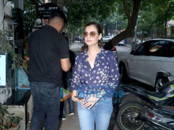 Photos: Dia Mirza and Prachi Desai spotted at BBlunt salon, Khar