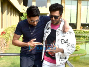 Photos: Sidharth Malhotra and Riteish Deshmukh snapped promoting their film Marjaavaan