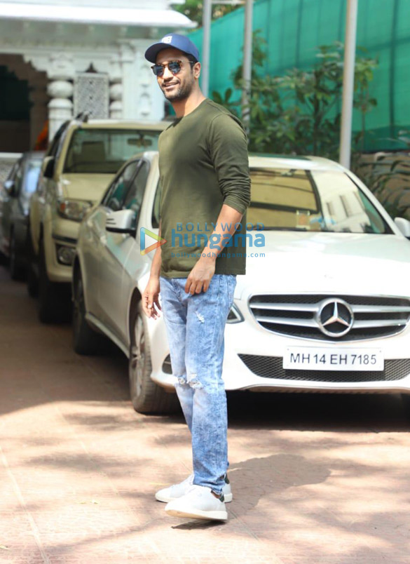 Photos: Vicky Kaushal and Gauahar Khan snapped at the Balaji office