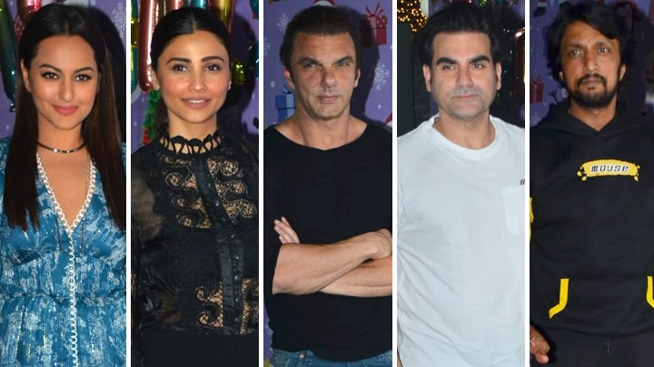 Celebs snapped at Aayush Sharma and Arpita Khan’s Christmas party Part 3