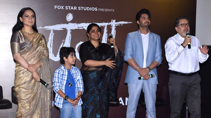 Kangana Ranaut, Jassie Gill and others grace the trailer launch of Panga