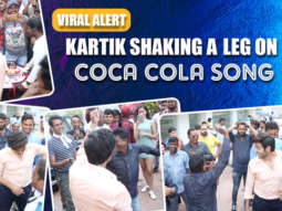 Kartik Aaryan’s INSANE Dance Moves on Coca Cola song on the sets of Pati Patni Aur Woh | Ananya