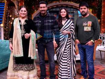 Photos: Ajay Devgn and Kajol promote Tanhaji - The Unsung Warrior on the sets of The Kapil Sharma Show