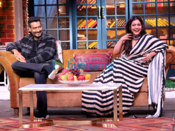 Photos: Ajay Devgn and Kajol promote Tanhaji - The Unsung Warrior on the sets of The Kapil Sharma Show