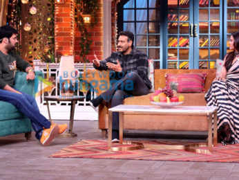Photos: Ajay Devgn and Kajol promote Tanhaji - The Unsung Warrior on the sets of The Kapil Sharma Show