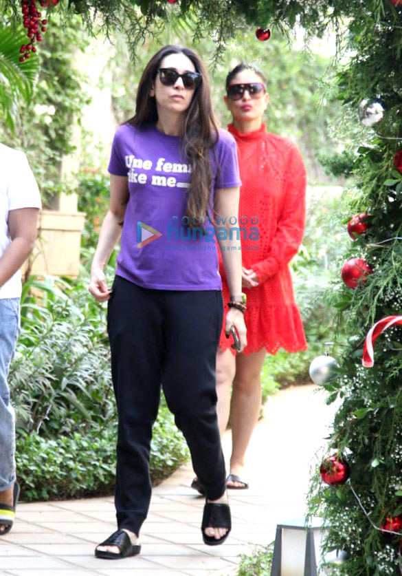 Photos: Kareena Kapoor Khan and Karisma Kapoor snapped at Mount Mary Church in Bandra Photos: Kareena Kapoor Khan and Karisma Kapoor snapped at Mount Mary Church in Bandra