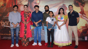 Photos: Megastar Mammootty and the cast launch the Hindi trailer of ‘Mamangam’