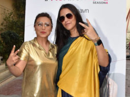 Rani Mukerji and Neha Dhupia snapped on sets of the show No Filter Neha Season 4