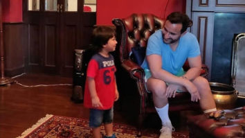 Little Taimur Ali Khan turns chatterbox with father Saif Ali Khan, see photo