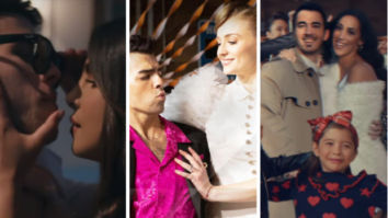 Jonas Brothers recreate Risky Business, Grease, Say Anything in What A Man Gotta Do music video featuring Priyanka Chopra, Sophie Turner, Danielle Jonas