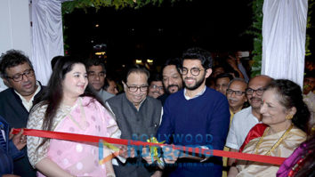 Photos: Aaditya Thackeray inaugurates Hridaynath Mangeshkar and family’s restaurant Sarjaa Restaurant