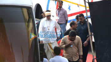 Photos: Amitabh Bachchan spotted at Filmcity in Goregaon