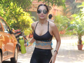 Photos: Malaika Arora spotted at Diva Yoga Studio in Bandra