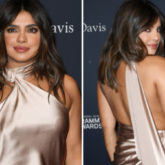 Priyanka Chopra goes glamorous in champagne colour Nicolas Jebran backless gown for Pre-Grammys 2020 party