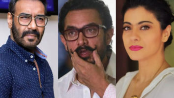 Ishq actors Ajay Devgn, Aamir Khan and Kajol reunite at the screening of Tanhaji:The Unsung Warrior