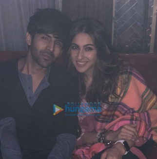 on the sets of the movie Love Aaj Kal