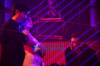 on the sets of the movie Love Aaj Kal