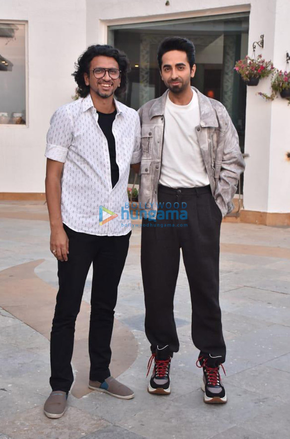 Photos: Ayushmann Khurrana and Hitesh Kewalia snapped promoting their film Shubh Mangal Zyada Saavdhan Photos: Ayushmann Khurrana and Hitesh Kewalia snapped promoting their film Shubh Mangal Zyada Saavdhan
