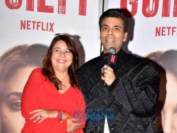 Photos: Kiara Advani and Karan Johar snapped at the trailer launch of Netflix’s web series Guilty at Juhu PVR