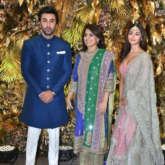 Ranbir Kapoor and Alia Bhatt make a starry entrance with Neetu Kapoor at Armaan Jain - Anissa Malhotra's wedding reception