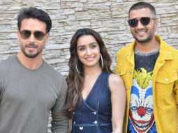 Tiger Shroff, Shraddha Kapoor and Riteish Deshmukh snapped promoting their film Baaghi 3 at Sun N Sand in Juhu
