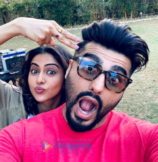 On The Sets Of The Movie Arjun Kapoor and Rakul Preet Singh's Next