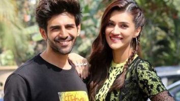 Watch: Kartik Aaryan and Kriti Sanon dance enthusiastically to Balam Pichkari