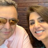 Neetu Kapoor and Rishi Kapoor are all smiles as they pose for a selfie