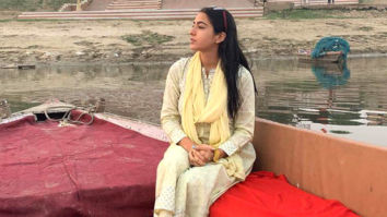 Sara Ali Khan finds calm amidst the chaos on the banks of river Ganges