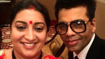 Smriti Irani reminds Karan Johar about social distancing in a hilarious Twitter banter