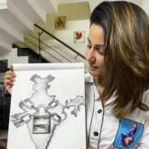 Amid nationwide lock-down, Hina Khan sketches the present situation of the country